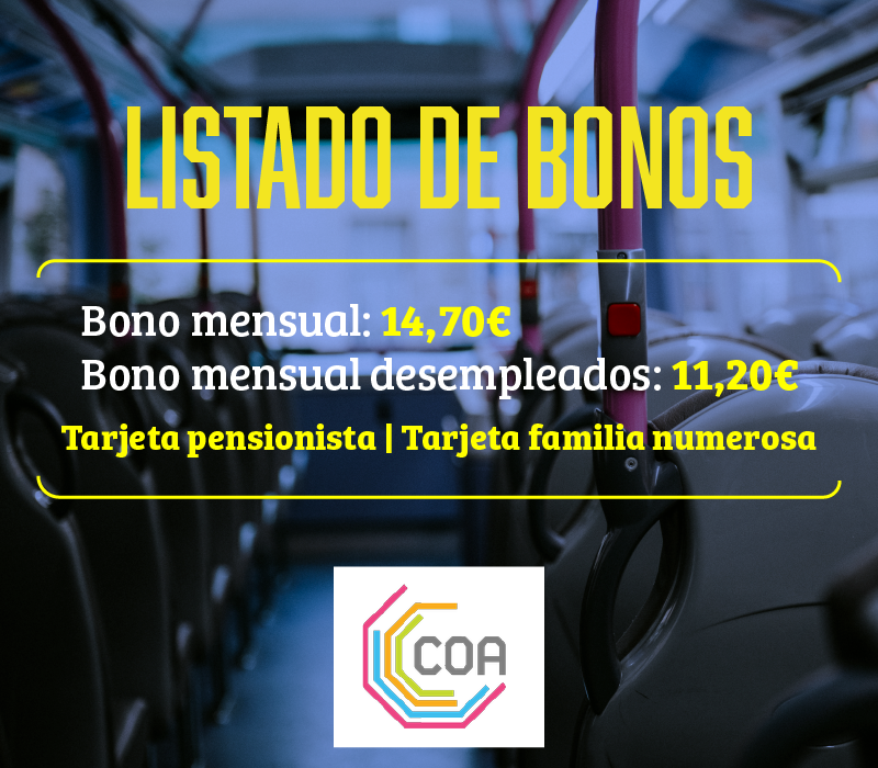 Bonos con descuento en la COA